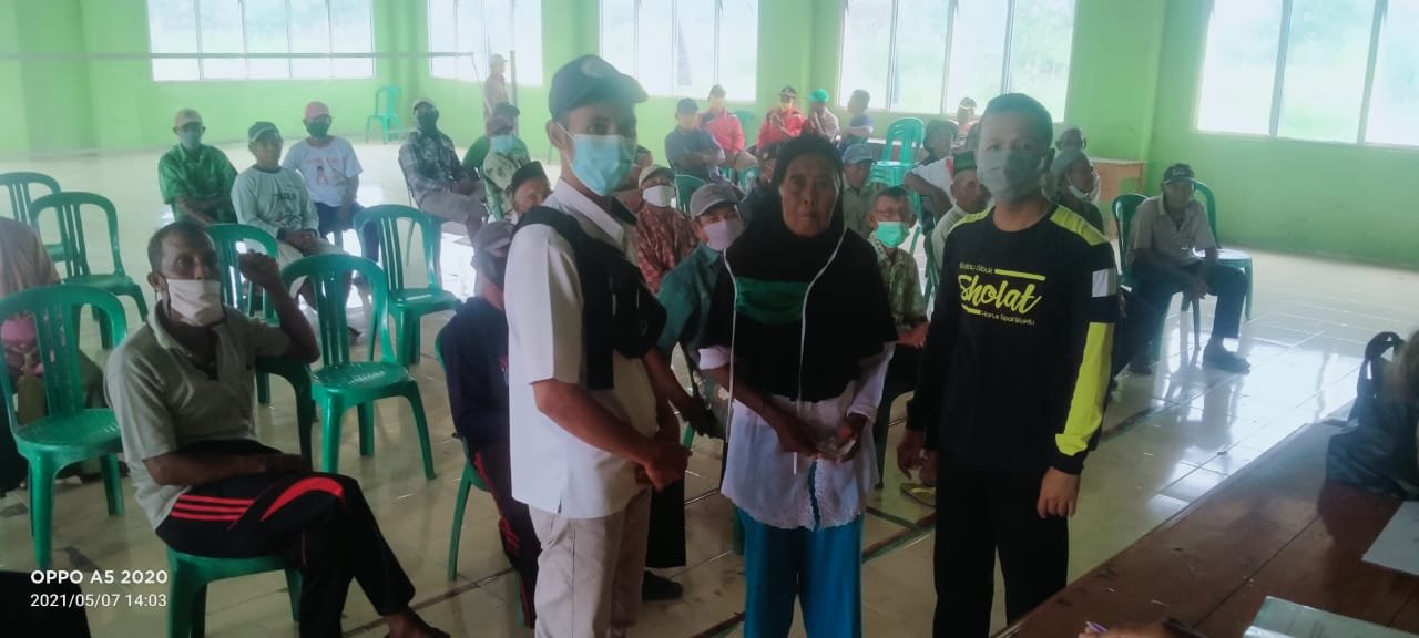 PEMDES MULYASARI REALISASIKAN BLT DD BULAN JANUARI 2021