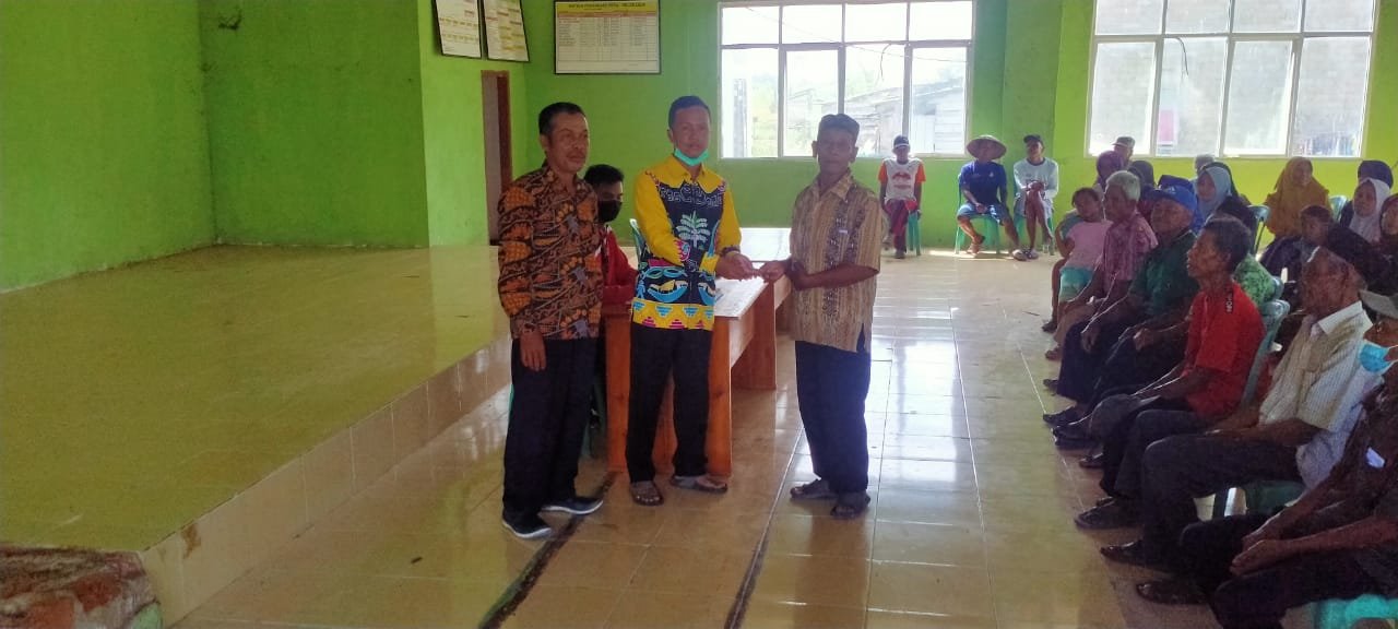 PEMDES MULYASARI REALISASIKAN BLT DANA DESA TRIWULAN I